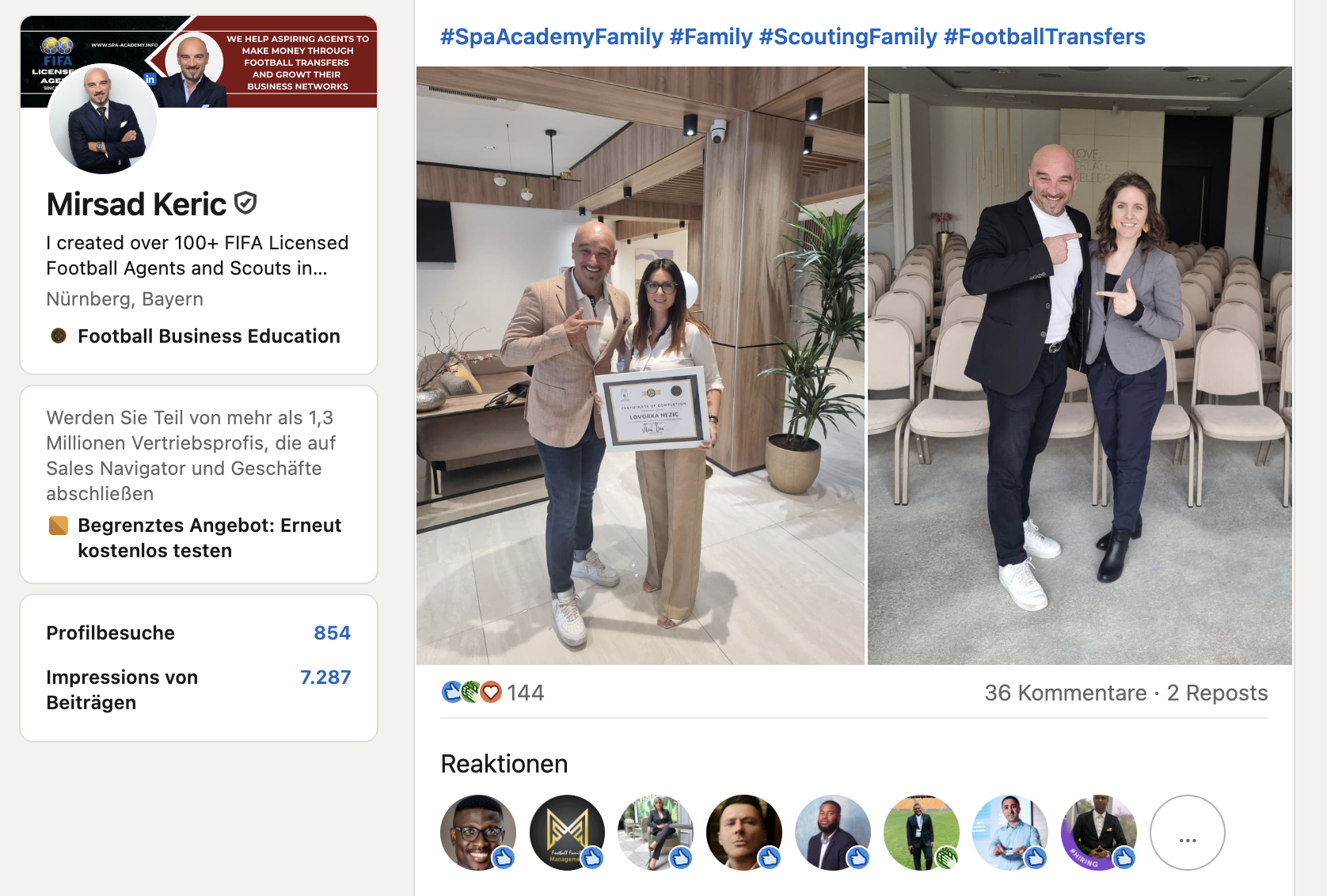 First 2 women as FIFA Licensed Agents in Croatia from SPA Academy